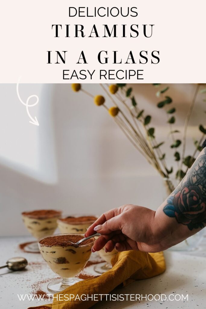 Tiramisu in a glass pin image